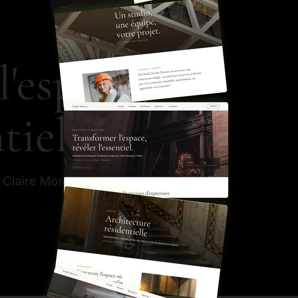 Aperçu du modèle Studio Moreau