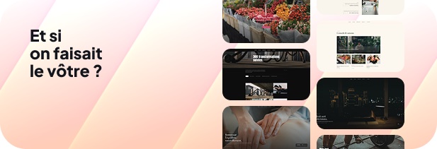 Et si on faisait le vôtre ? Aperçus de sites réalisés